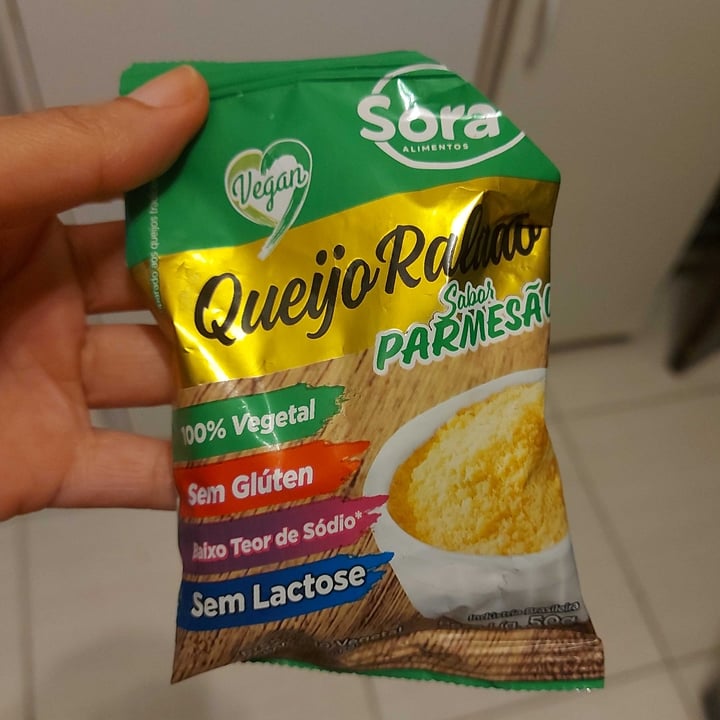 photo of Sora Queijo Ralado Sabor Parmesão shared by @fefenanda on  17 Apr 2022 - review
