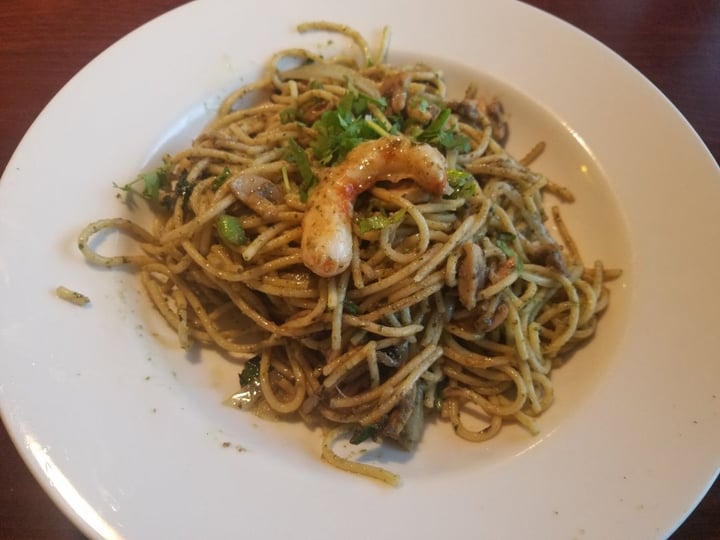review photo of Vegan Kitchen Vegan Shrimp Pasta shared by @rainandsnow on 26 Dec 2019 - review
