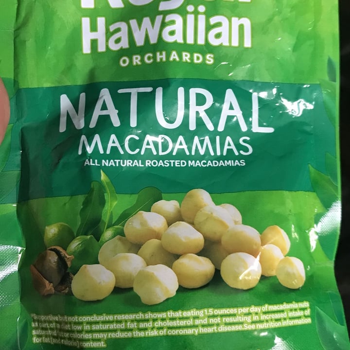 photo of Royal Hawaiian Orchards NATURAL MACADAMIAS shared by @veganenthusiast4life on  05 Apr 2022 - review