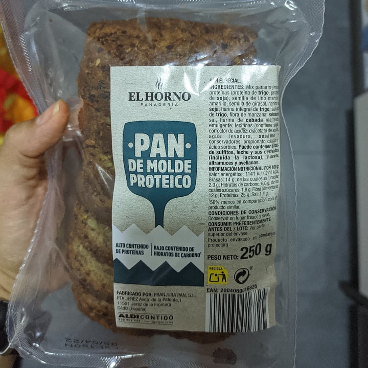 photo of El Horno de Aldi Pan De Molde Proteico shared by @stavin on  20 Feb 2022 - review