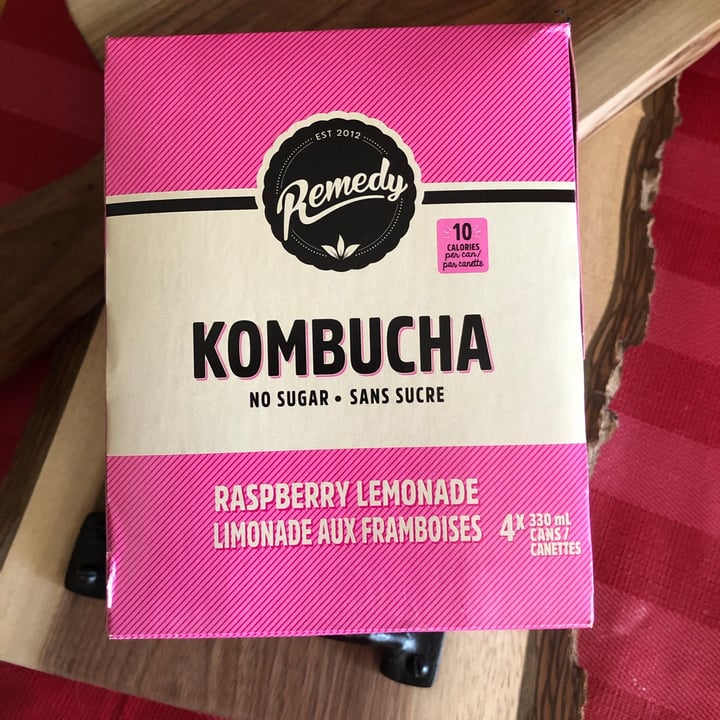 photo of Remedy Kombucha Raspberry Lemonade shared by @lilakola on  18 Feb 2021 - review