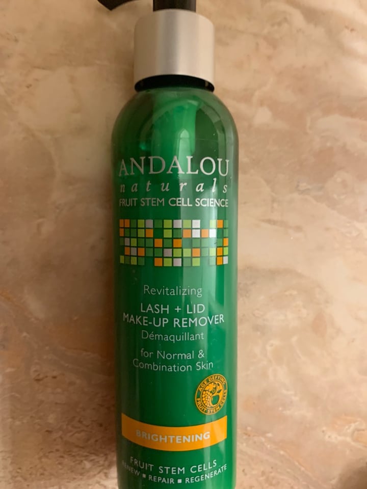 photo of Andalou Naturals Makeup Remover shared by @melissanelson13 on  28 Dec 2019 - review