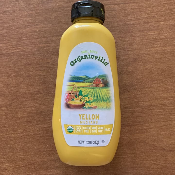 photo of Organicville Yellow mustard shared by @inkymycat on  29 Aug 2021 - review