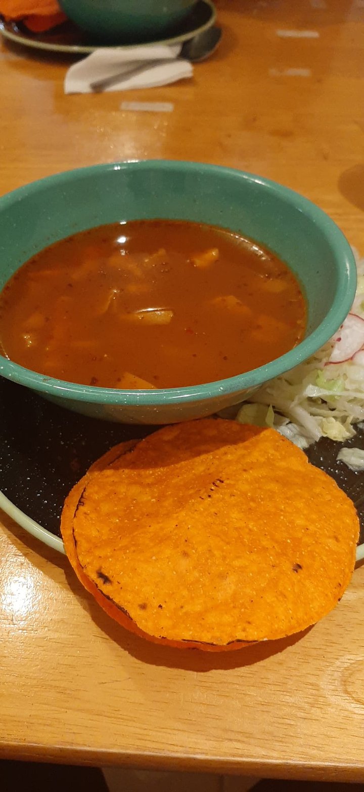 photo of Goji Vegan Café (Take Away) Pozole de setas shared by @gonzalordzm on  29 Jan 2020 - review