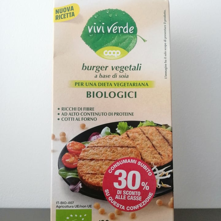 photo of Vivi Verde Coop Burger Vegetali A Base Di Soia shared by @giuliagh on  08 Mar 2022 - review