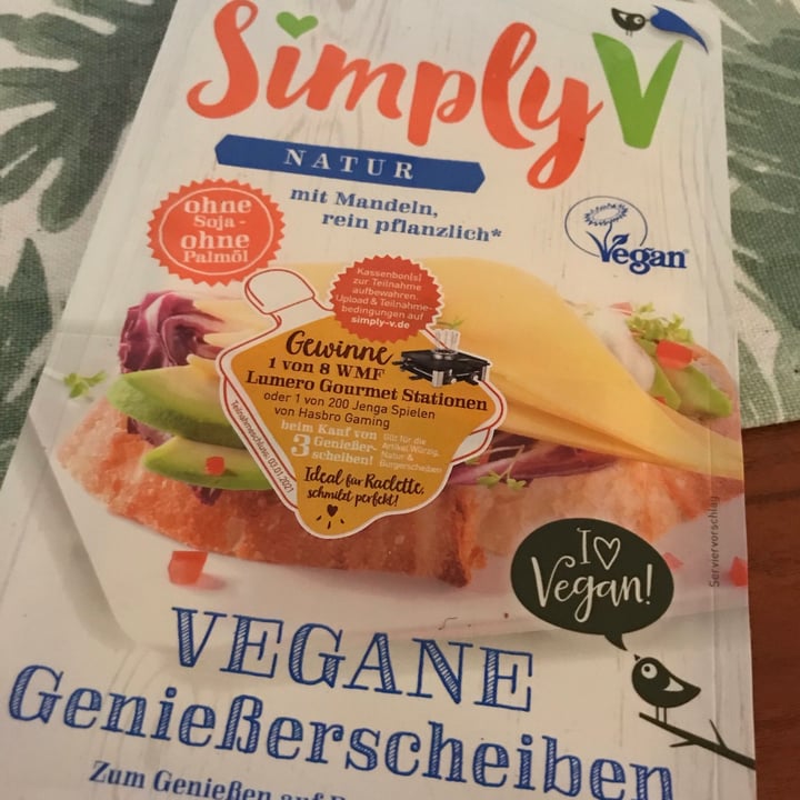 photo of Simply V Vegane Genießerscheiben Natur shared by @cocowandel on  04 Jan 2021 - review