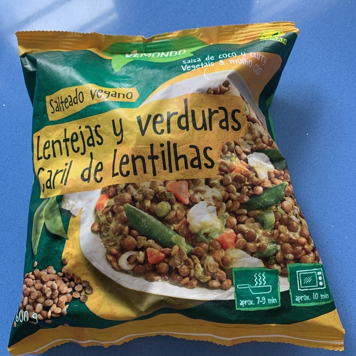 photo of Vemondo Lentejas y verduras shared by @rociovegan on  23 Sep 2021 - review