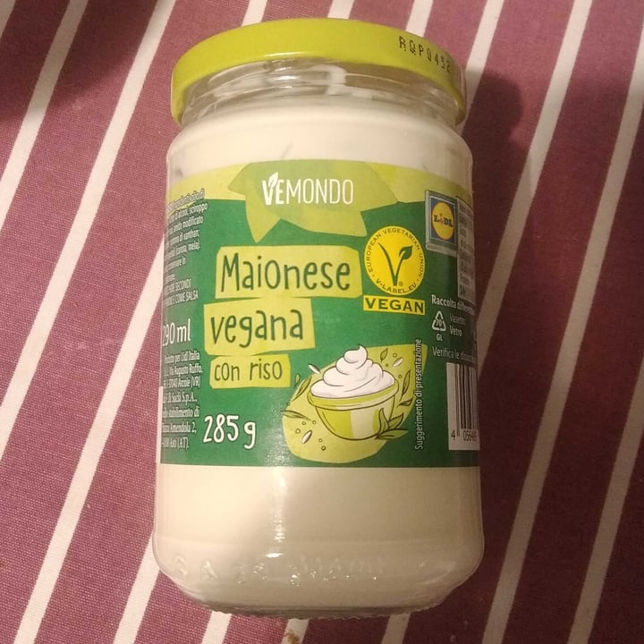 review photo of Vemondo Maionese vegana con riso shared by @nenenz on 11 May 2022 - review