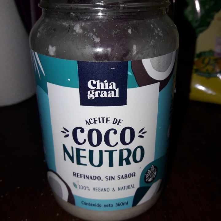 photo of Chia Graal Aceite de coco Neutro shared by @evlacertae on  16 Aug 2021 - review