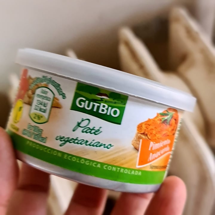 photo of GutBio Paté Vegetariano Pimiento y Anacardo shared by @consuscosas on  28 Jan 2021 - review