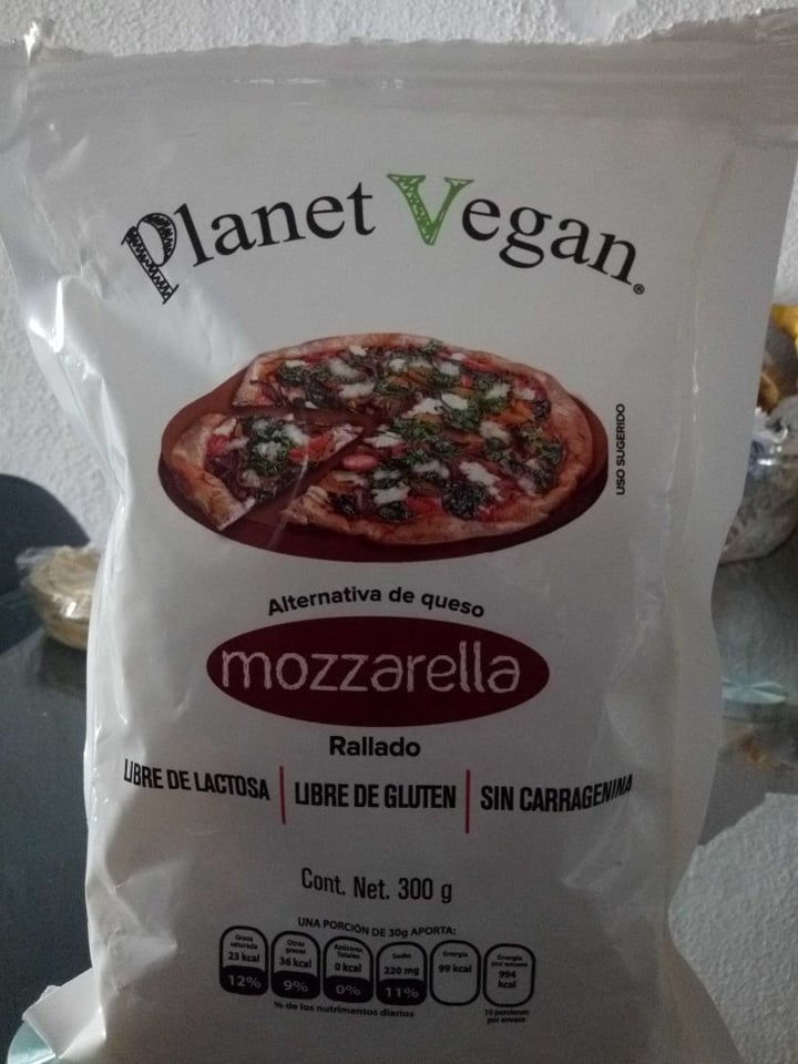 photo of Planet Vegan Mx Queso Mozzarella Rallado shared by @elianrv on  22 Mar 2020 - review
