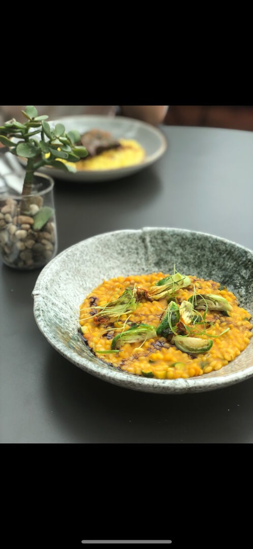 photo of Pollen Barley Risotto with Brussel Sprouts shared by @delphinesupanya on  08 Jun 2019 - review