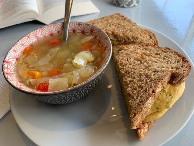 Photo of the dish “Denver Sandwich With Soup”
