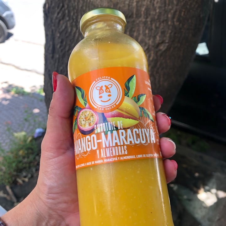review photo of Felices Las Vacas Smoothie Mango, Maracuya y Almendras shared by @julifontana on 25 Jan 2021 - review