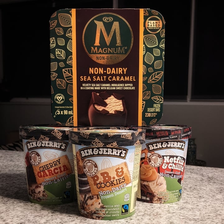 photo of Ben & Jerry's P.B. & Cookies Non-Dairy Frozen Dessert shared by @stormm on  07 Apr 2021 - review