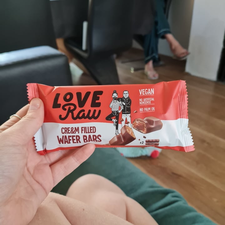 photo of LoveRaw Cre&m Filled Wafer Bars shared by @daisycherry on  10 Jul 2021 - review