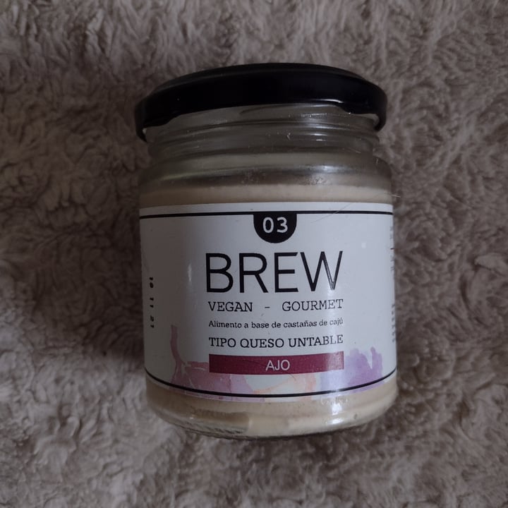 review photo of Brew Tipo Queso Untable A Base De Castañas De Cajú Sabor Ajo. shared by @delfimartinez on 10 Sep 2021 - review