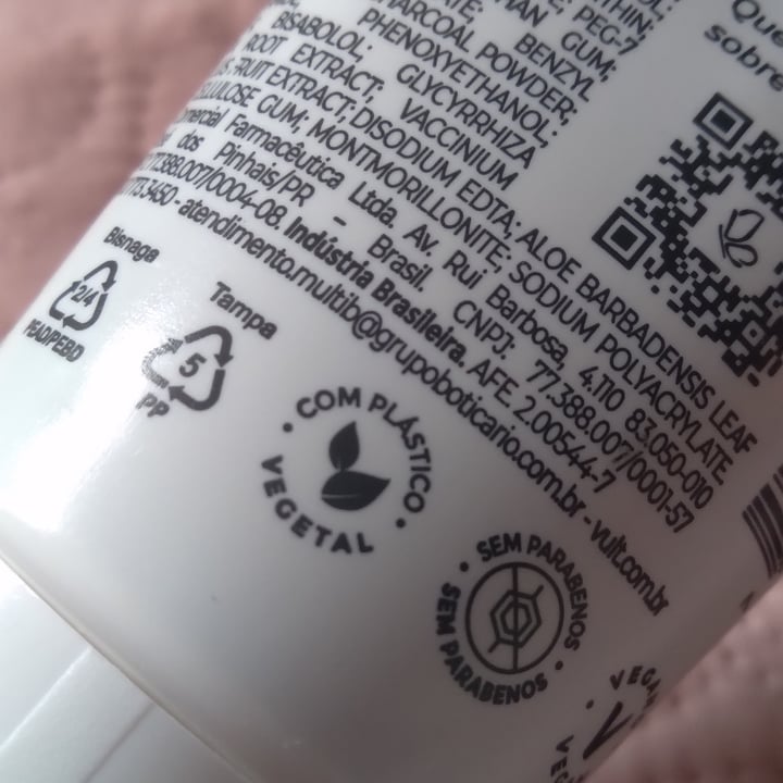 photo of Mascara Detox da Vult Macara Detox Da Vult shared by @lilianimais on  29 Jan 2022 - review