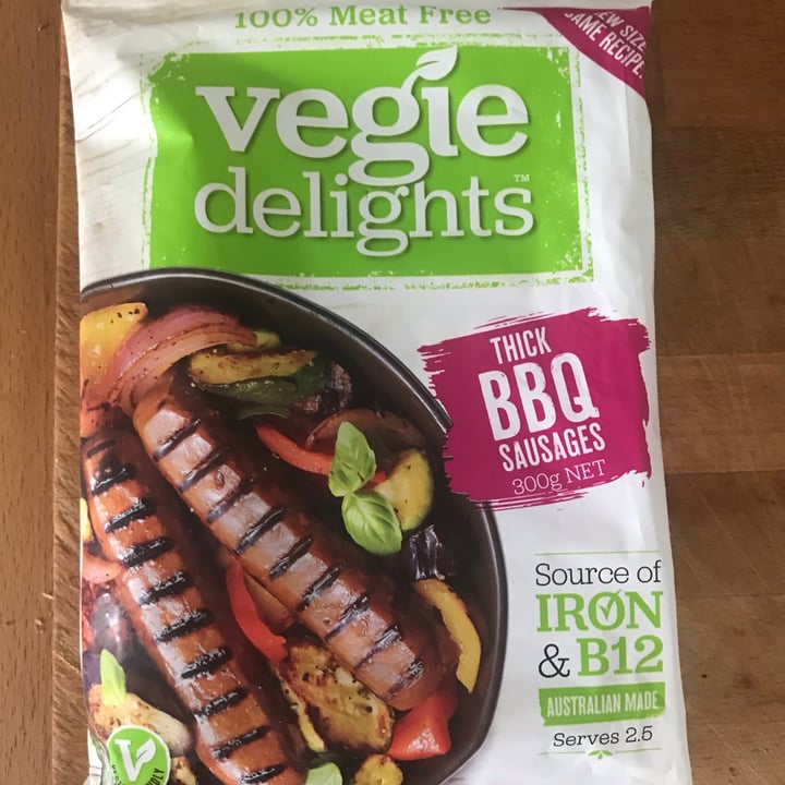 photo of Vegie Delights BBQ Sausages shared by @kvege on  07 Apr 2021 - review