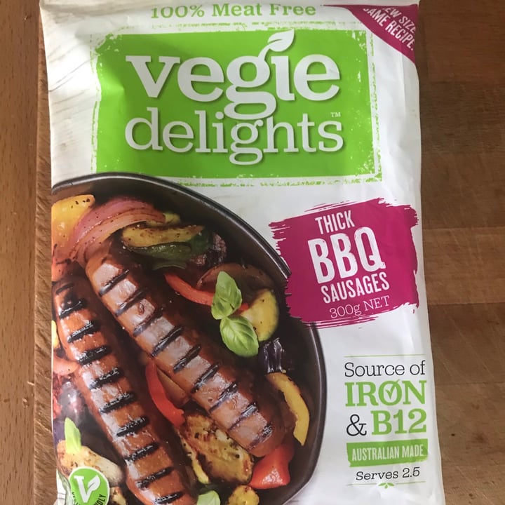 review photo of Vegie Delights BBQ Sausages shared by @kvege on 07 Apr 2021 - review