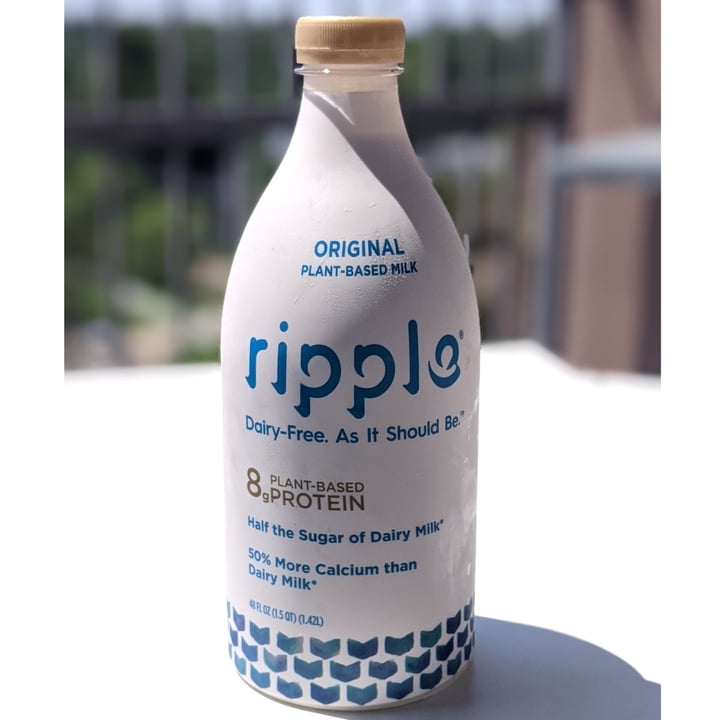 photo of Ripple Foods Original Plant-Based Milk shared by @veggieassassin on  14 Jul 2021 - review