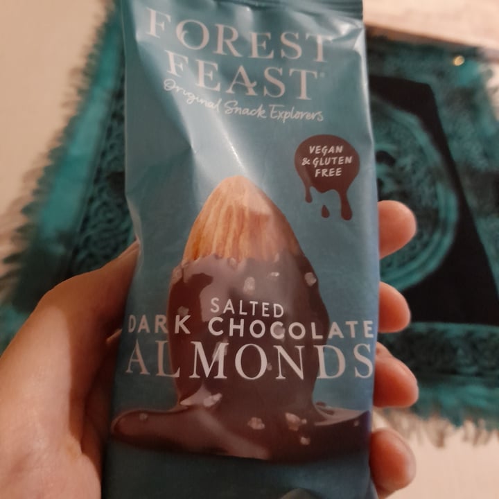 photo of Forest Feast Salted Dark Chocolate Almonds shared by @venerableveganvirtue on  14 Sep 2022 - review