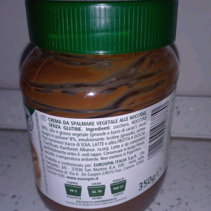 photo of Fior di Natura Crema Spalmabile Alle Nocciole shared by @smilee on  11 Oct 2022 - review