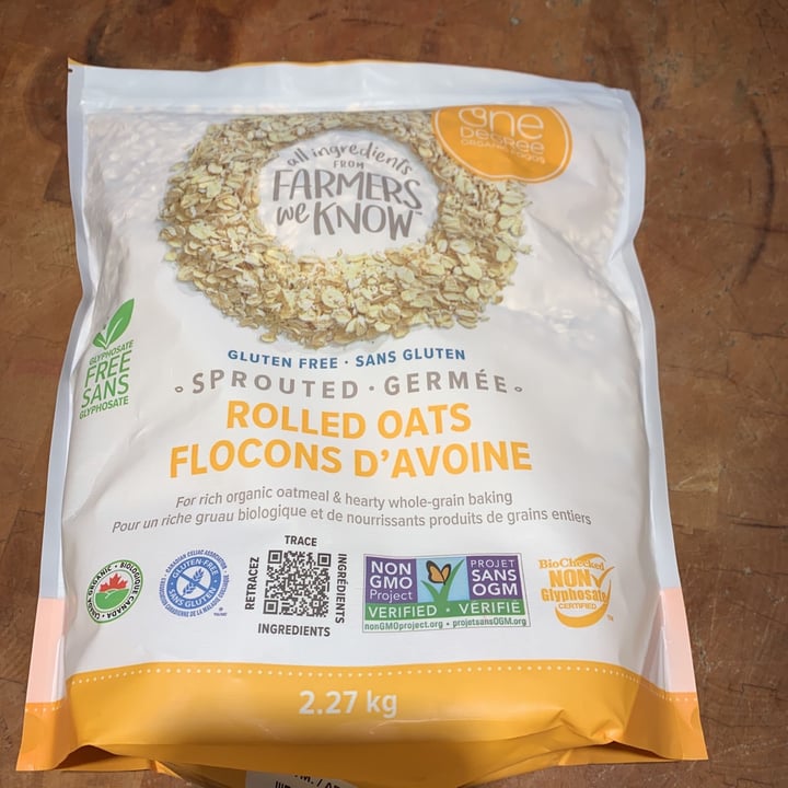photo of One Degree Organic Foods Gluten free sprouted rolled oats shared by @lh61 on  28 Jun 2021 - review