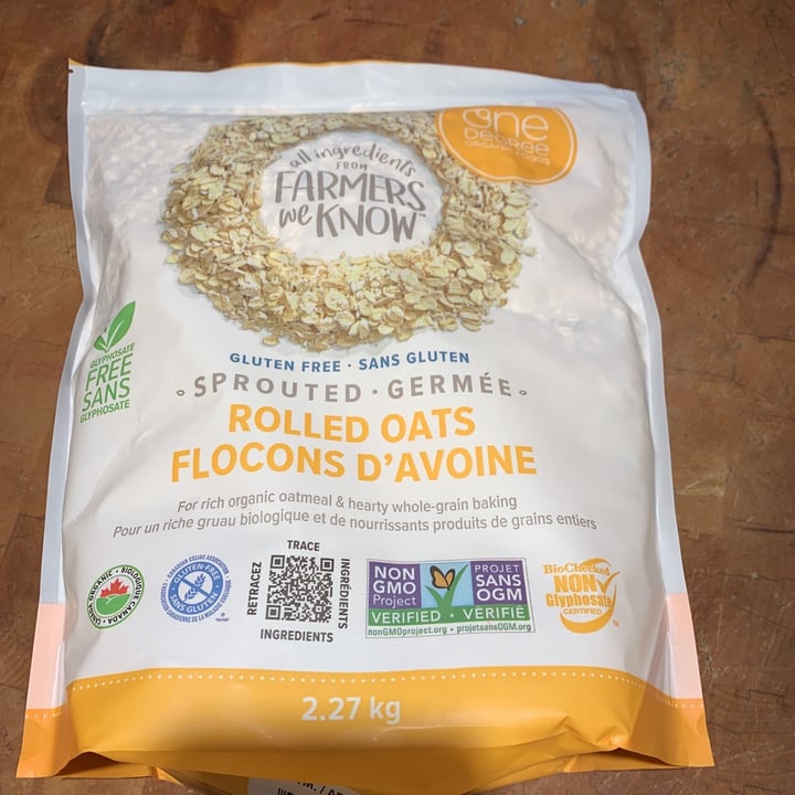 review photo of One Degree Organic Foods Gluten free sprouted rolled oats shared by @lh61 on 28 Jun 2021 - review