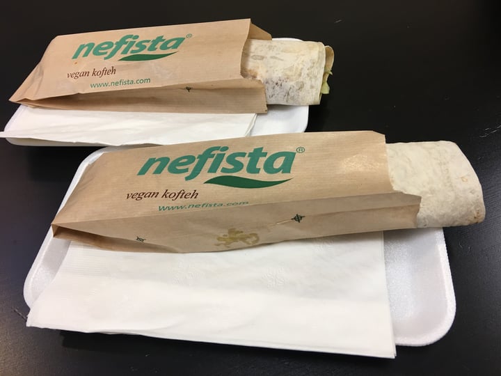 review photo of Nefista Vegan Kofteh / Çiğ Köfte Nefista Wrap shared by @sow on 03 Apr 2018 - review