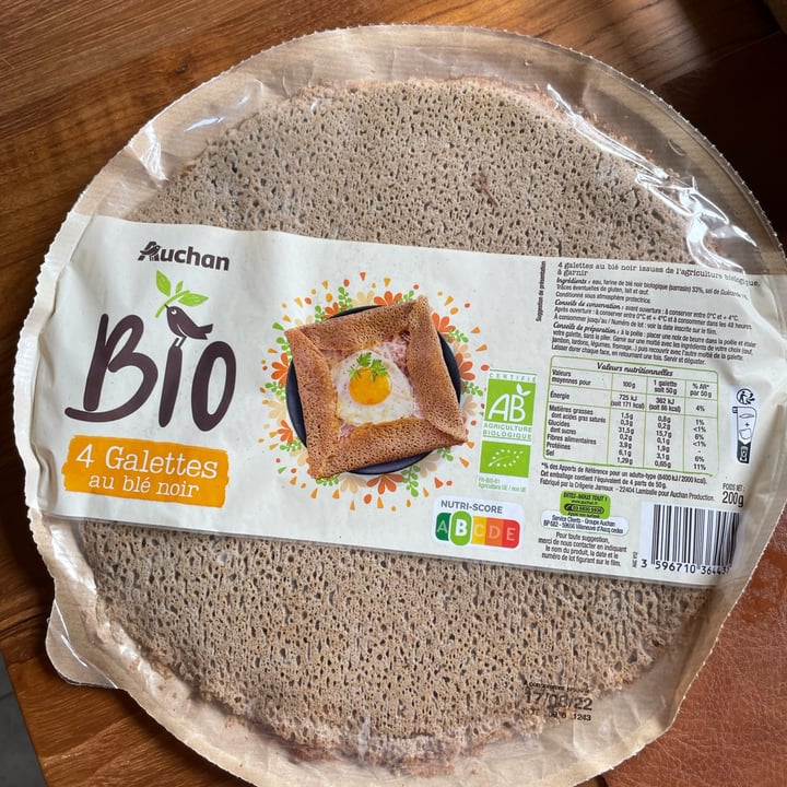 photo of Auchan Bio gallettes shared by @bresciaveg on  12 Aug 2022 - review