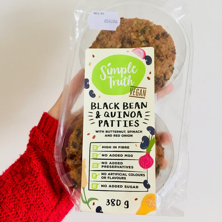 photo of Simple Truth Black Bean & Quinoa Patties shared by @taz on  04 Aug 2021 - review
