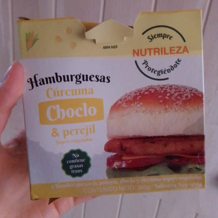 photo of Nutrileza Hamburguesa De Cúrcuma Choclo Y Perejil shared by @niiickyrom03 on  29 Jan 2021 - review