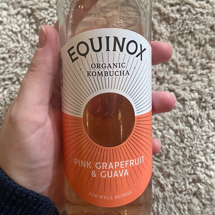 photo of Equinox Pink Grapefruit & Guava Kombucha shared by @beeveg on  12 Jun 2022 - review