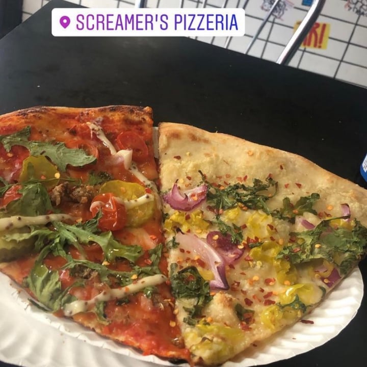 photo of Screamer's Pizzeria Cheese Slice shared by @mircahe on  10 Jan 2021 - review