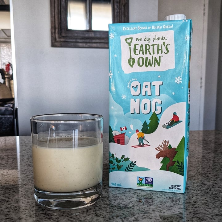 photo of Earth's Own Oat Nog shared by @stormm on  14 Dec 2021 - review