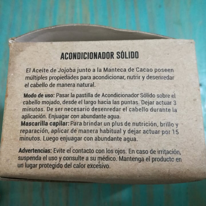 photo of Sentida Botánica Acondicionador sólido shared by @tatianamara on  31 May 2020 - review