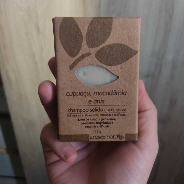 photo of aresdemato Shampoo Sólido de Cupuaçu, Macadâmia e Anis shared by @lilicarvalho on  28 Jul 2022 - review