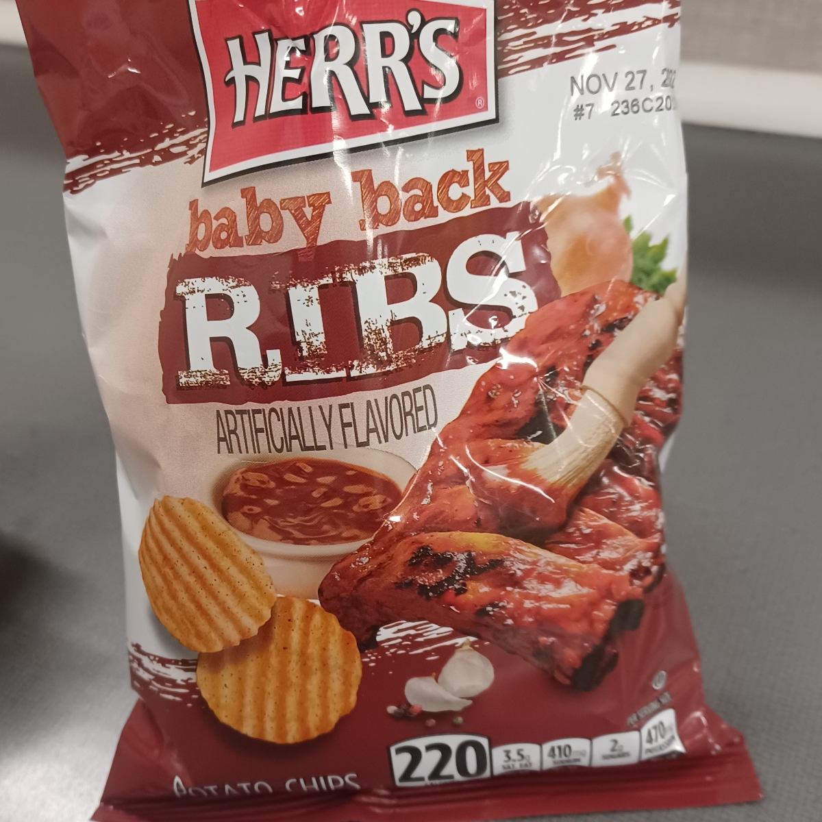 Herr’s Baby Back Ribs Potato Chips Reviews abillion