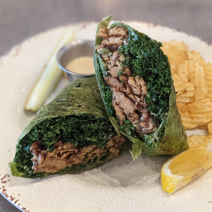 review photo of Seed Plant-Based Cafe Kale Caesar Wrap shared by @iszy on 26 Aug 2022 - review