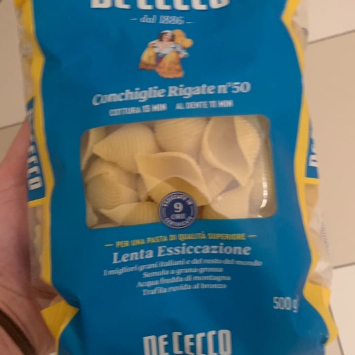 review photo of De cecco Conchiglie rigate shared by @alecostaaaa on 07 Nov 2022 - review