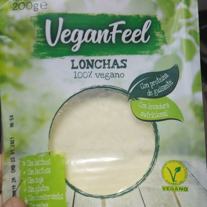 photo of Vegan Feel Lonchas 100% Veganas Queso shared by @pablodop on  12 Nov 2020 - review
