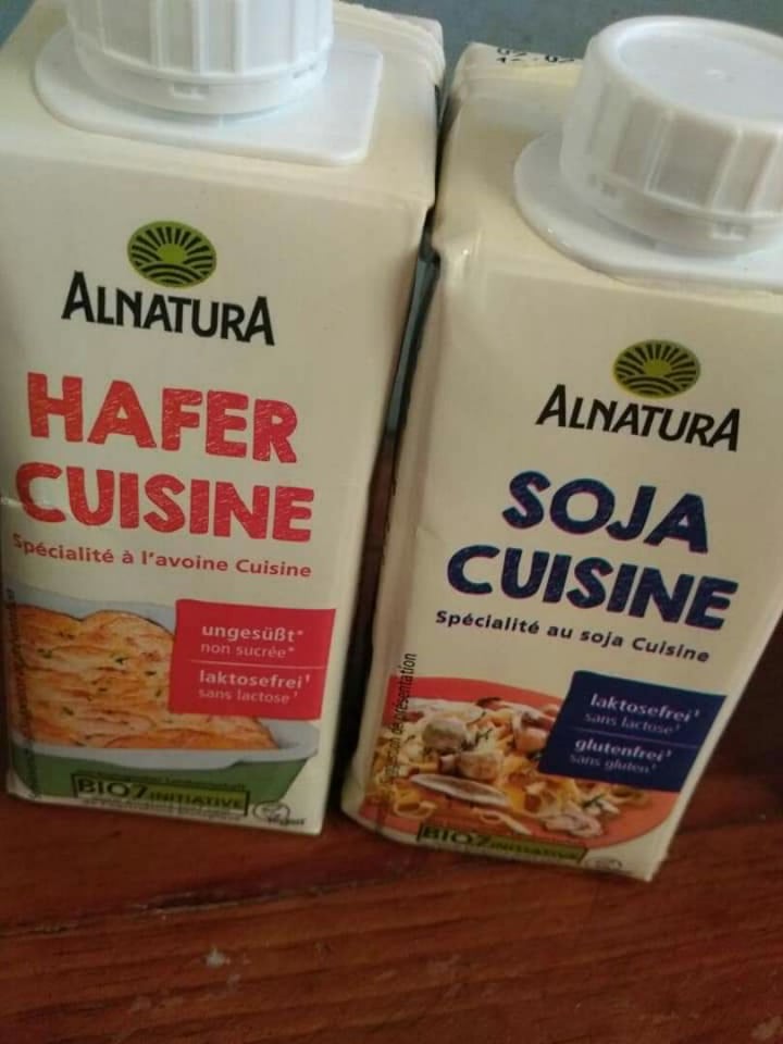 review photo of Alnatura Soja Cuisine shared by @camil on 31 Aug 2019 - review