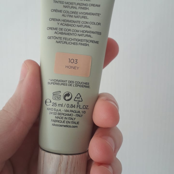 photo of Kiko Milano Green Me hydrating BB cream shared by @justjesss on  03 Dec 2021 - review