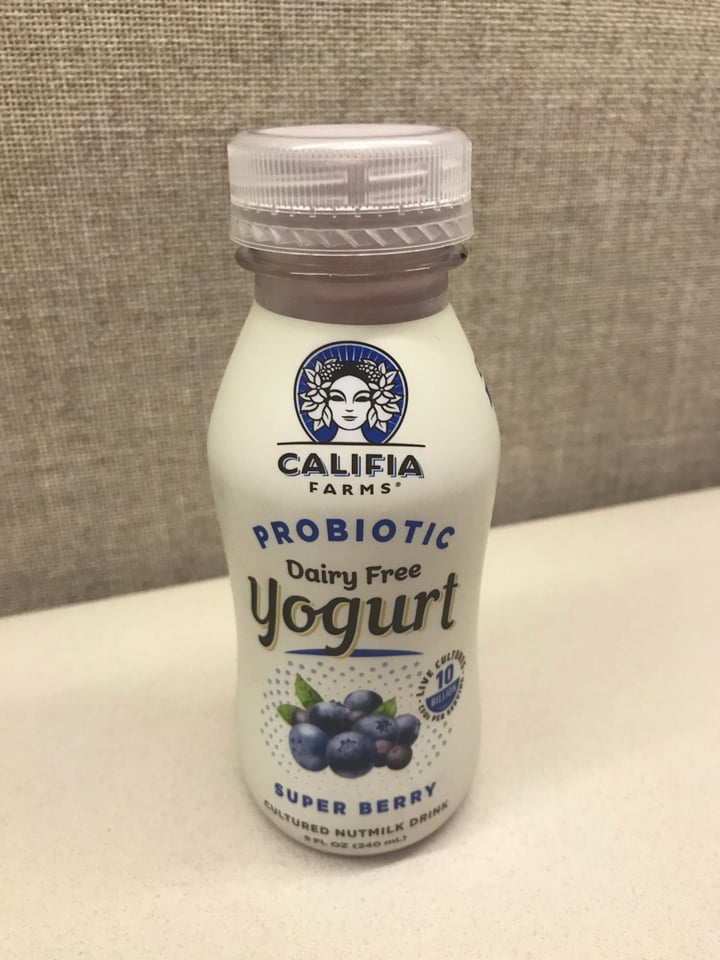 photo of Califia Farms Probiotic Dairy Free Yogurt Drink Super Berry shared by @dianna on  18 Sep 2018 - review