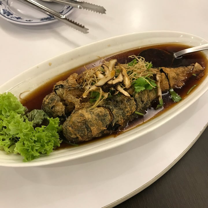 photo of Greenland Vegetarian Restaurant Deep Fried Veggie Fish In Soya Sauce shared by @applepancakes on  07 Dec 2018 - review