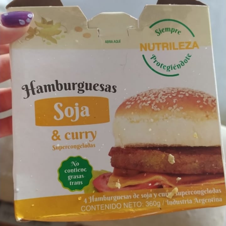 photo of Nutrileza Hamburguesa de Soja y Curry shared by @frankie on  17 Apr 2021 - review