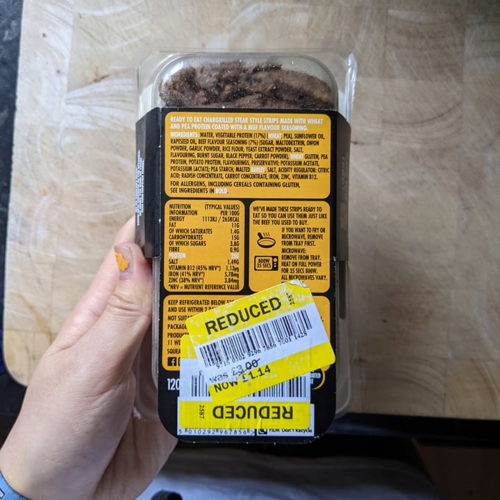 photo of Squeaky Bean Chargrilled Steak Style Strips shared by @katchan on  29 Oct 2022 - review