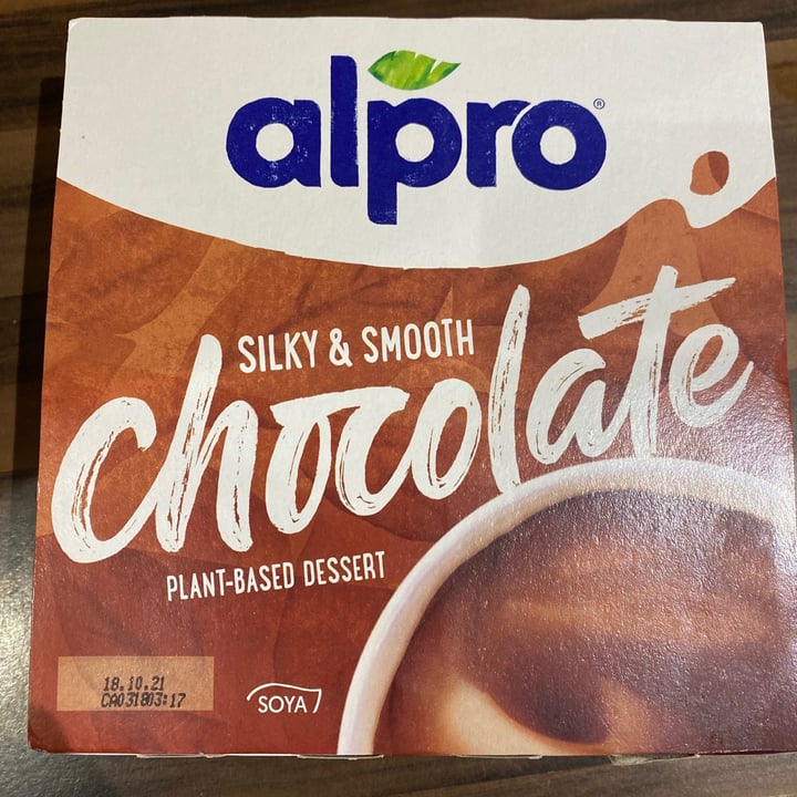 review photo of Alpro Silky Smooth Chocolate Soya Dessert 500g shared by @lillyliftsandruns on 10 Mar 2021 - review