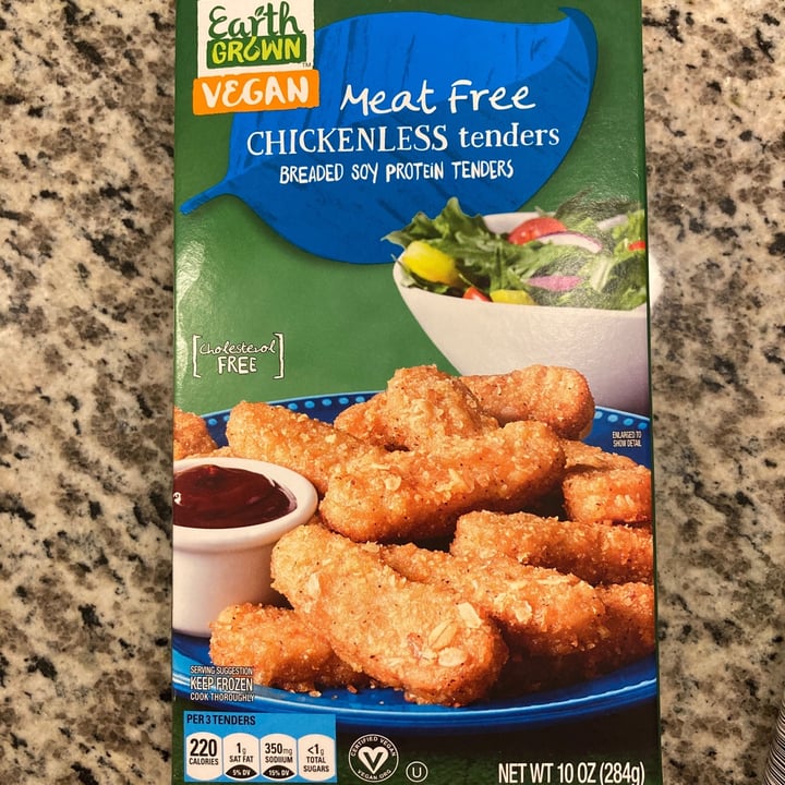 photo of Earth Grown Meat Free Chickenless Tenders shared by @andruvegan on  30 Jun 2020 - review